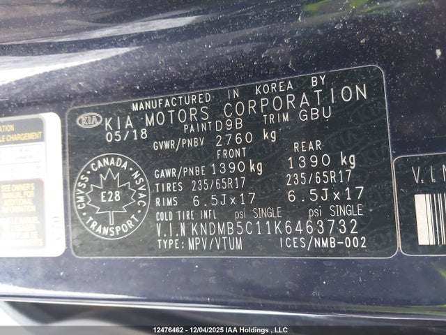 KIA Sedona 2019 KNDMB5C11K6463732 Image 19