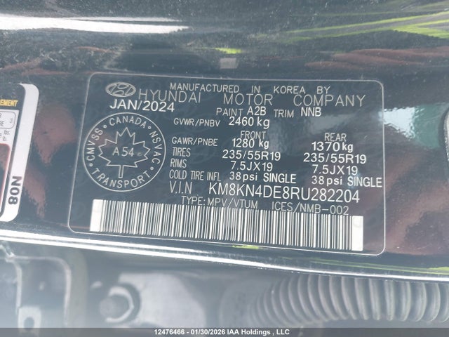 KM8KN4DE8RU282204 Hyundai Ioniq 5 Sel