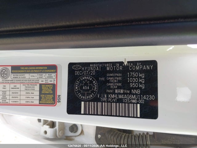 KMHLM4AG6MU114230 Hyundai Elantra Preferred Ivt