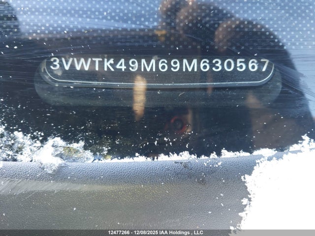 Продажа на аукционе авто 2009 Volkswagen City Jetta 2.0l, vin: 3VWTK49M69M630567, номер лота: 12477266