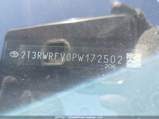 2T3RWRFV0PW172502 Toyota a25a-fxs, 3nm+4nm(ni)