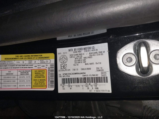 3FMCR9C6XMRA24654 Ford Bronco Sport Outer Banks