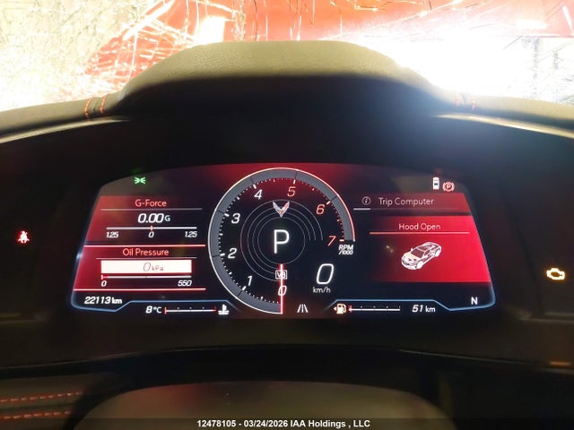 Продажа на аукционе авто 2025 Chevrolet Stingray 2lt Rwd, vin: 1G1YB2D44S5110330, номер лота: 12478105
