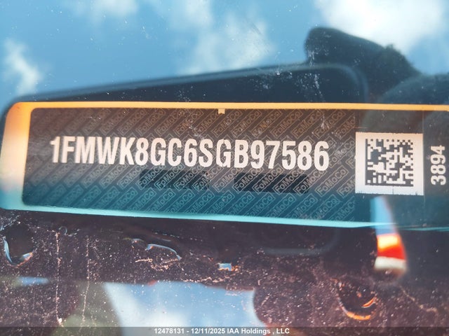 1FMWK8GC6SGB97586 Ford Explorer