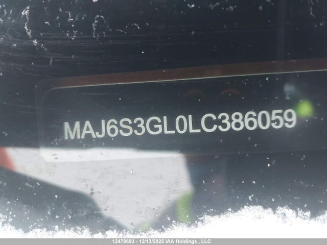 MAJ6S3GL0LC386059 Ford Ecosport Se