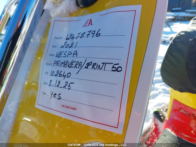 Vespa Primavera/sprint 50 2021 ZAPCA06B4M5102640 Image 15