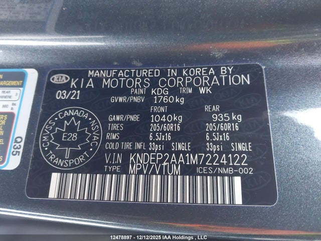 KNDEP2AA1M7224122 KIA Seltos