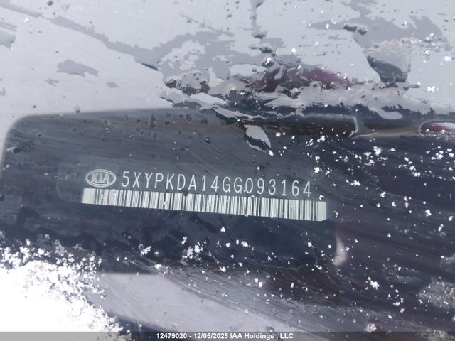 5XYPKDA14GG093164 KIA Sorento