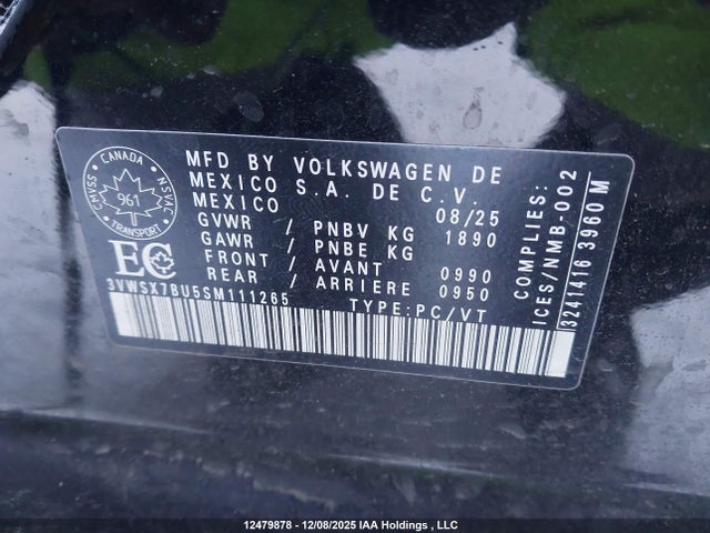 3VWSX7BU5SM111265 Volkswagen Jetta Comfortline