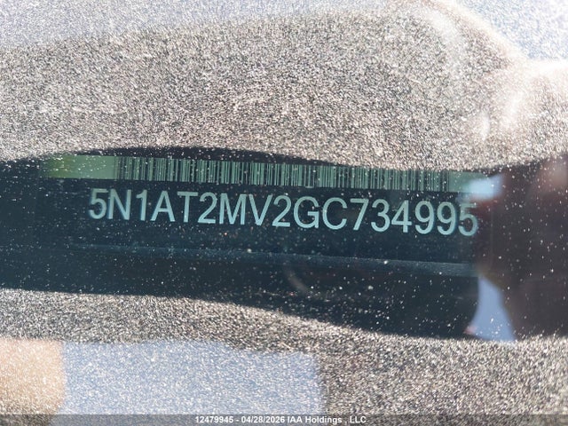 5N1AT2MV2GC734995 Nissan Rogue