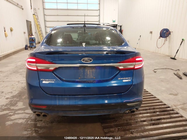 12480420 :رقم المزاد ، 3FA6P0VPXHR169083 vin ، 2017 Ford Fusion V6 Sport مزاد بيع