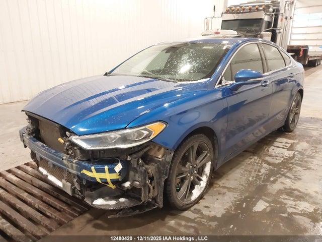 12480420 :رقم المزاد ، 3FA6P0VPXHR169083 vin ، 2017 Ford Fusion V6 Sport مزاد بيع