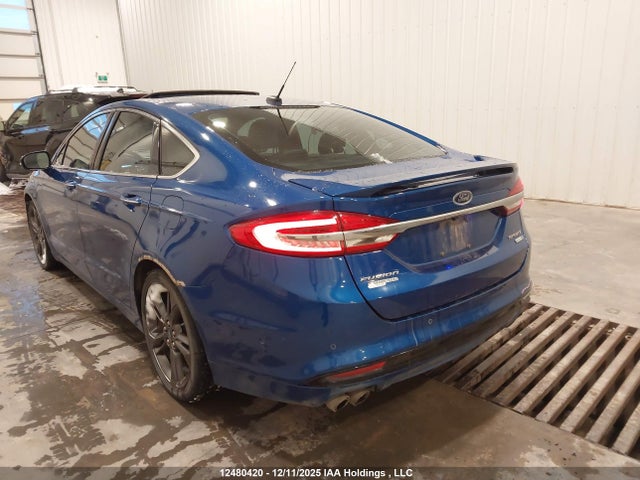 12480420 :رقم المزاد ، 3FA6P0VPXHR169083 vin ، 2017 Ford Fusion V6 Sport مزاد بيع