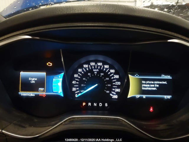 12480420 :رقم المزاد ، 3FA6P0VPXHR169083 vin ، 2017 Ford Fusion V6 Sport مزاد بيع