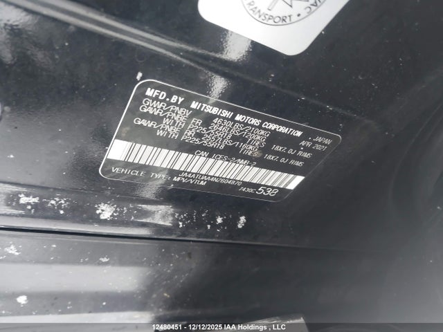 Mitsubishi Eclipse 2022 JA4ATUAA4NZ604870 Image 17
