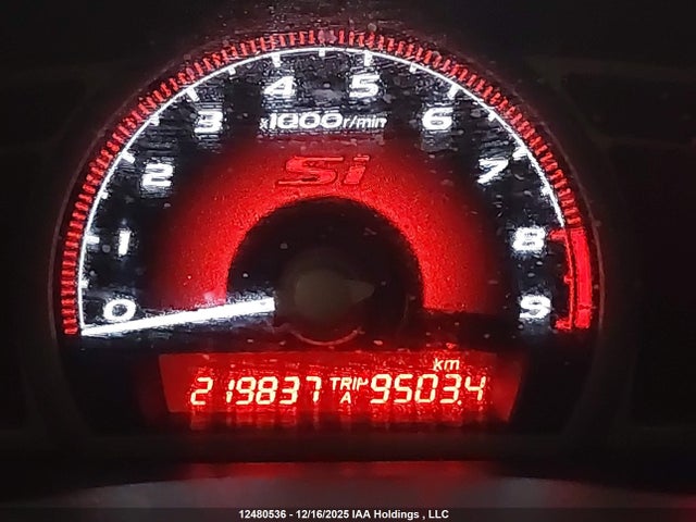 12480536 :رقم المزاد ، 2HGFG215X8H101681 vin ، 2008 Honda Civic Si Si مزاد بيع
