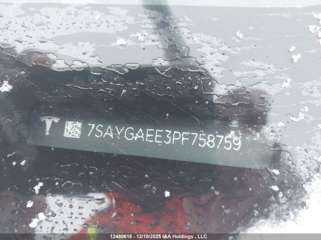 Aukcja sprzedaży 2023 Tesla Model Y Long Range, vin: 7SAYGAEE3PF758759, numer aukcji: 12480618