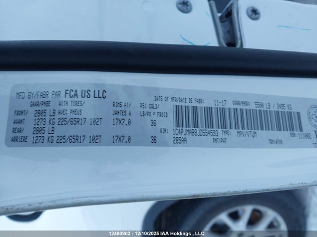 Jeep Cherokee Sport 2018 1C4PJMAB8JD554593 Image 9