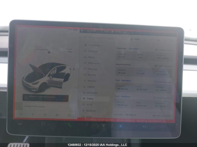 5YJYGDEFXMF182784 Tesla Model Y Performance