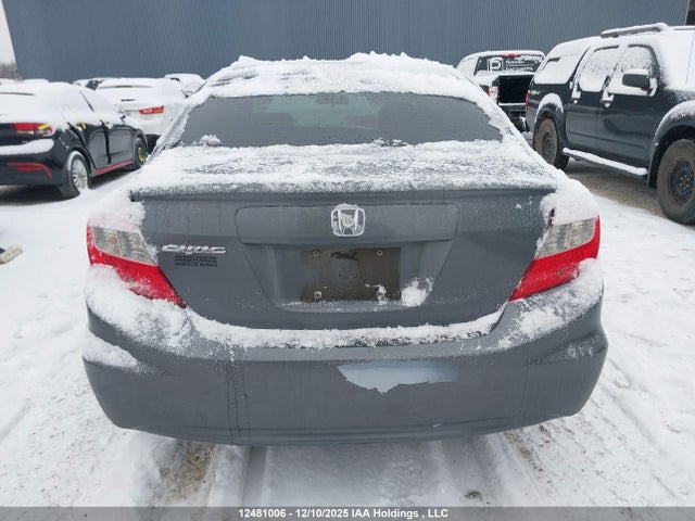 2012 Honda Civic Lx მანქანა იყიდება აუქციონზე, vin: 2HGFB2F46CH107355, აუქციონის ნომერი: 12481006