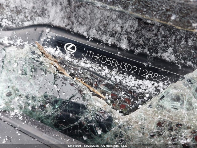 12481099 :رقم المزاد ، JTHKD5BH3D2128822 vin ، 2013 Lexus Ct 200h مزاد بيع