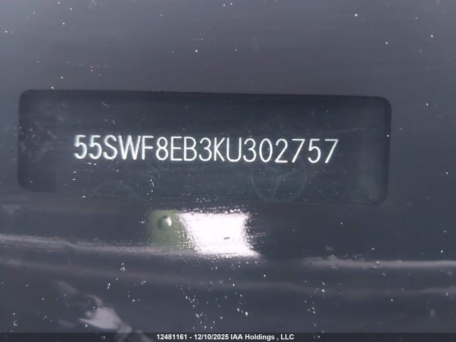 55SWF8EB3KU302757 Mercedes-Benz C 300 4matic