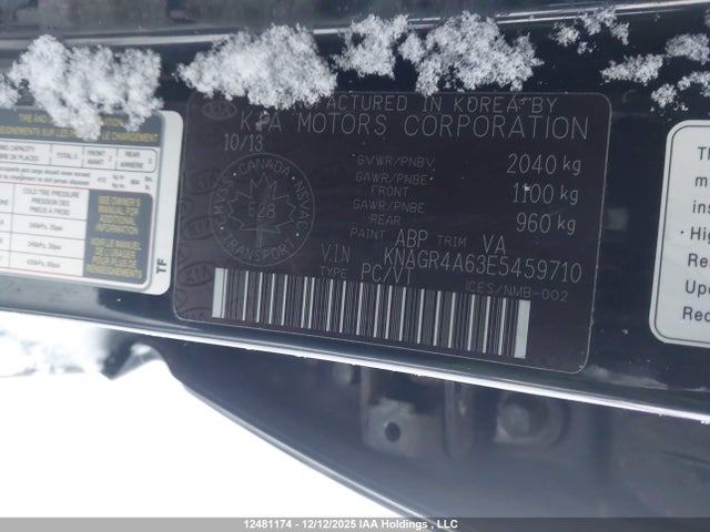 KIA Optima 2014 KNAGR4A63E5459710 Image 9