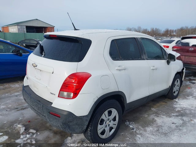 Aukcja sprzedaży 2014 Chevrolet Trax Ls, vin: 3GNCJKEB1EL114901, numer aukcji: 12481237