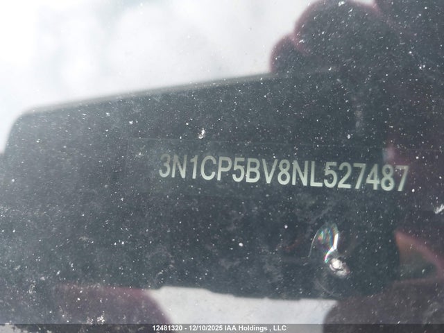 3N1CP5BV8NL527487 Nissan KICKS S