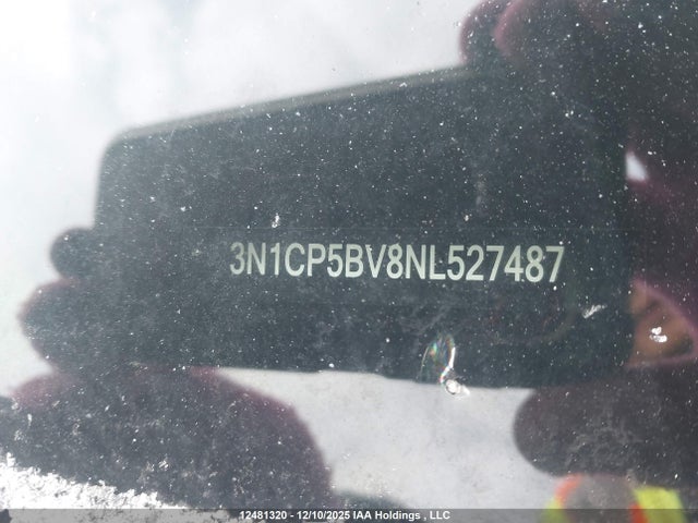 3N1CP5BV8NL527487 Nissan KICKS S