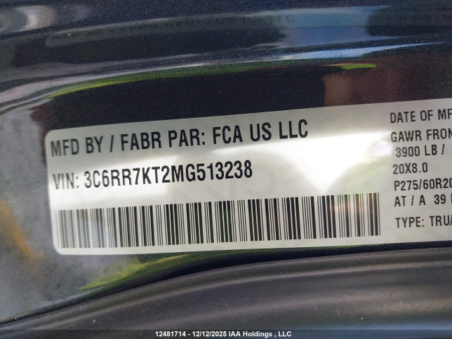RAM 1500 Classic Tradesman 2021 3C6RR7KT2MG513238 Image 19