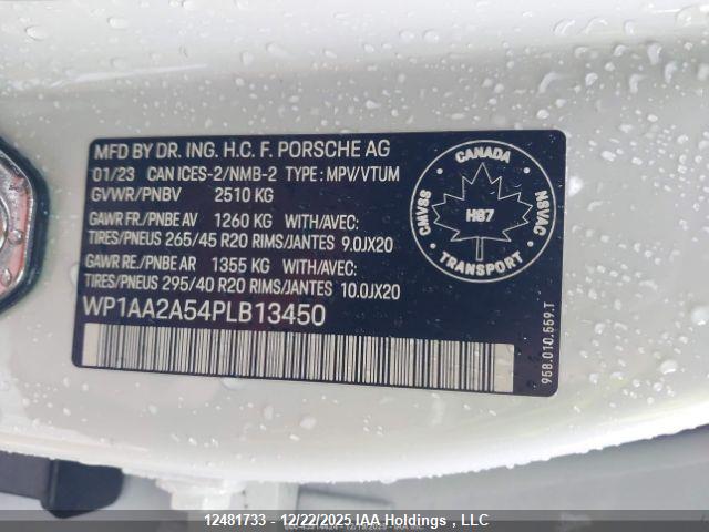 Porsche Macan 2023 WP1AA2A54PLB13450 Image 10