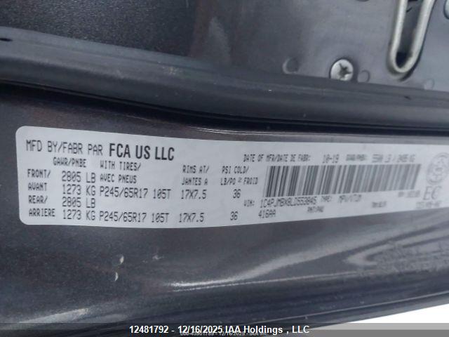 Jeep Cherokee Trailhawk 2020 1C4PJMBX8LD553845 Image 10