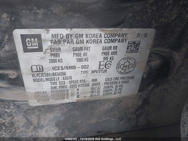 Buick Encore 2018 KL4CJESB9JB634266 Image 18