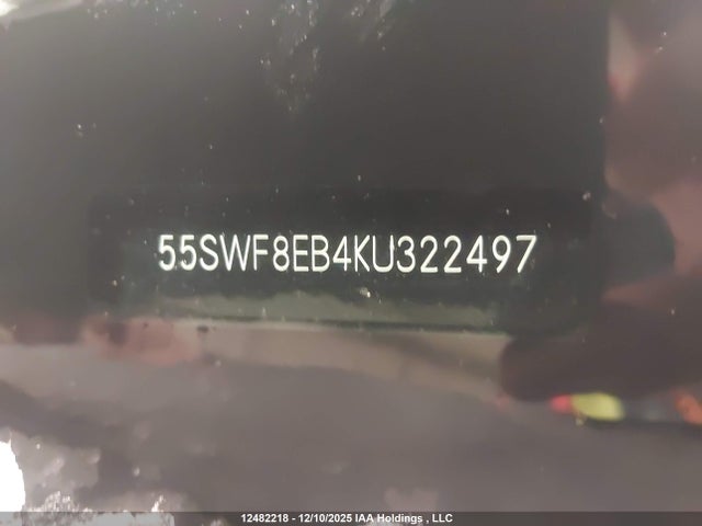 55SWF8EB4KU322497 Mercedes-Benz C 300 4matic
