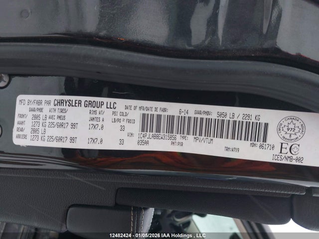 1C4PJLAB8EW315856 Jeep Cherokee Sport