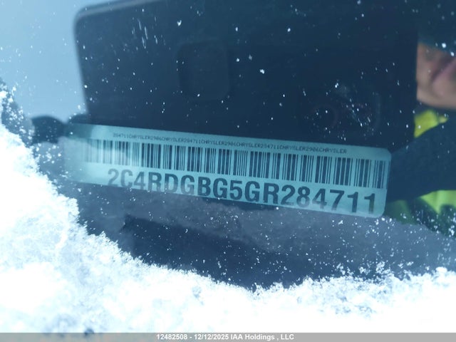 Продаж на аукціоні авто 2016 Dodge Grand Caravan Se, vin: 2C4RDGBG5GR284711, номер лоту: 12482508