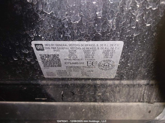 Chevrolet lgx 2023 3GNKBHRS7PS105473 Image 9