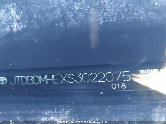 2025 Toyota Corolla Le/se მანქანა იყიდება აუქციონზე, vin: JTDBDMHEXS3022075, აუქციონის ნომერი: 12482805