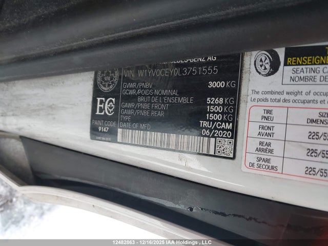 W1YV0CEY0L3751555 Mercedes-Benz Metris