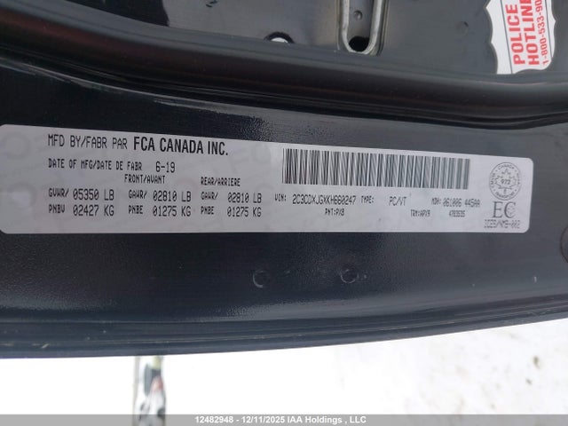 Dodge Charger Sxt 2019 2C3CDXJGXKH660247 Image 9
