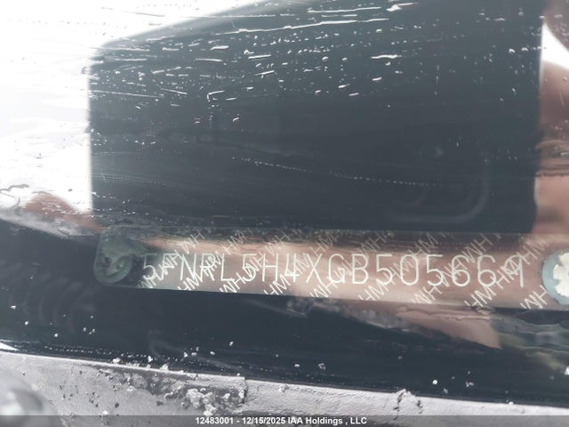 5FNRL5H4XGB505669 Honda ODYSSEY EX