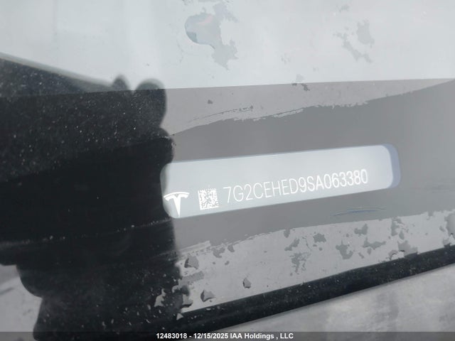 12483018 :رقم المزاد ، 7G2CEHED9SA063380 vin ، 2025 Tesla Cybertruck Awd مزاد بيع
