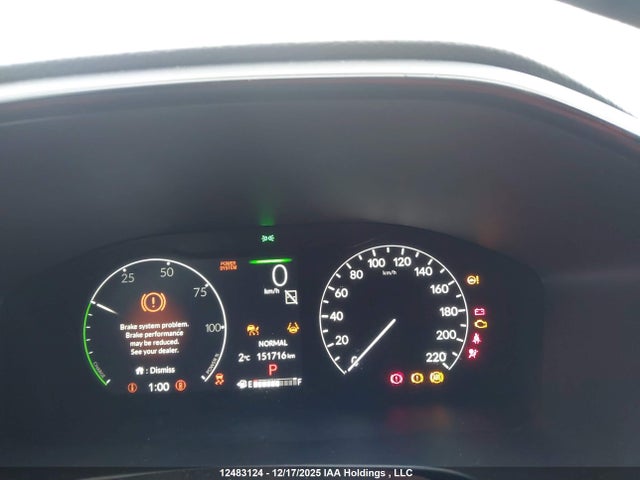 2023 Honda Cr-v Touring Hybrid მანქანა იყიდება აუქციონზე, vin: 2HKRS6H90PH206777, აუქციონის ნომერი: 12483124