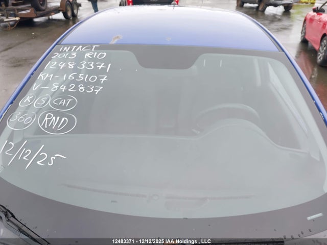 Aukcja sprzedaży 2013 Kia Rio Ex/lx/lx+/sx, vin: KNADM5A36D6842837, numer aukcji: 12483371