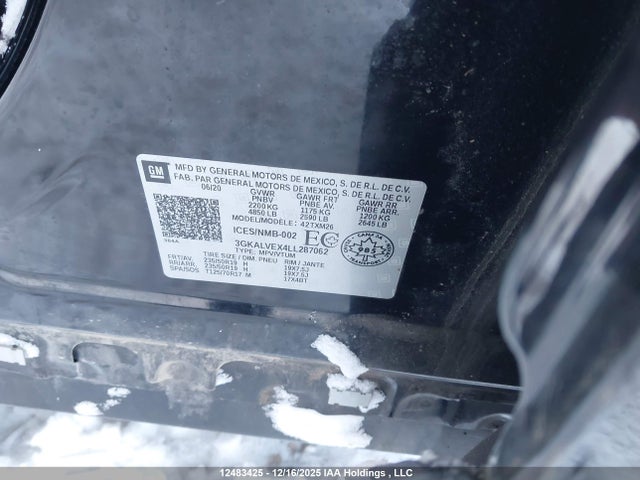 3GKALVEX4LL287062 GMC Terrain Slt