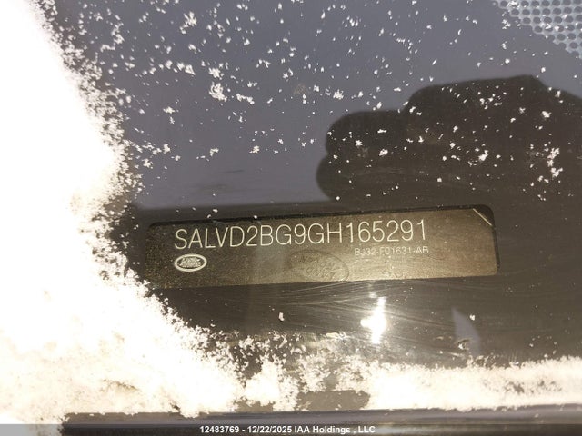 SALVD2BG9GH165291 Land Rover Range Rover Evoque Hse Dynamic