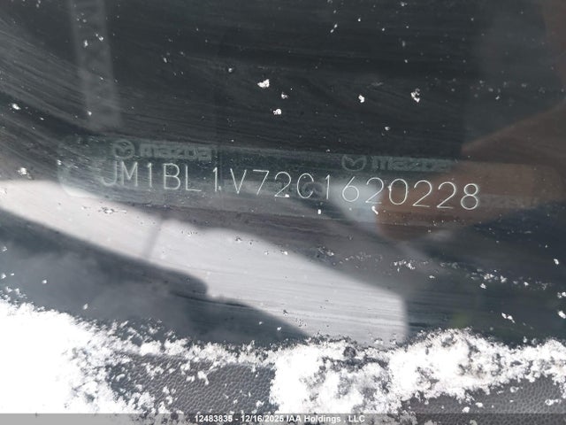 12483835 :رقم المزاد ، JM1BL1V72C1620228 vin ، 2012 Mazda 3 I مزاد بيع