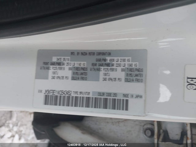 12483918 :رقم المزاد ، JM3KFBEYXK0643452 vin ، 2019 Mazda Cx-5 مزاد بيع
