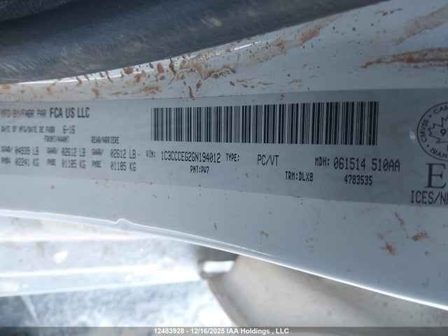 Chrysler 200 C 2016 1C3CCCEG2GN194012 Image 9